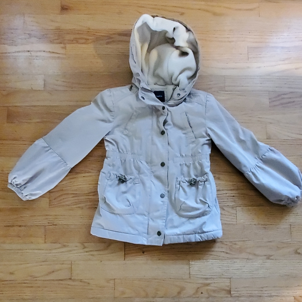 Gap kids beige lined jacket